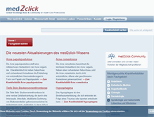 Tablet Screenshot of med2click.de